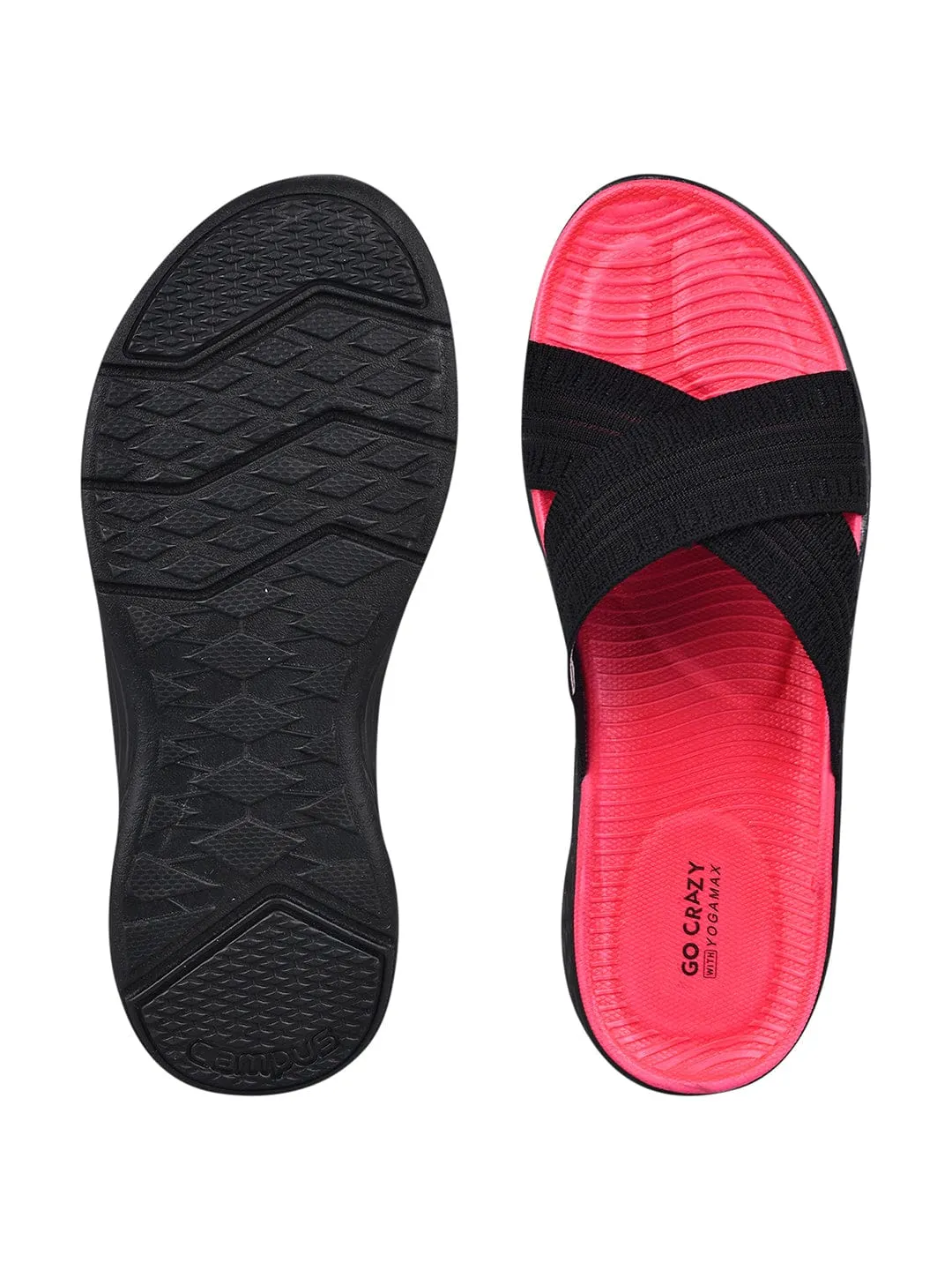 SL-403L Black Women's Slides sold by Campus Shoes product image thumbnail 4