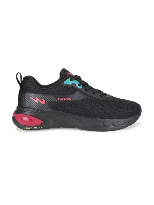 FLICKER Black Women's Sports Shoes sold by Campus Shoes