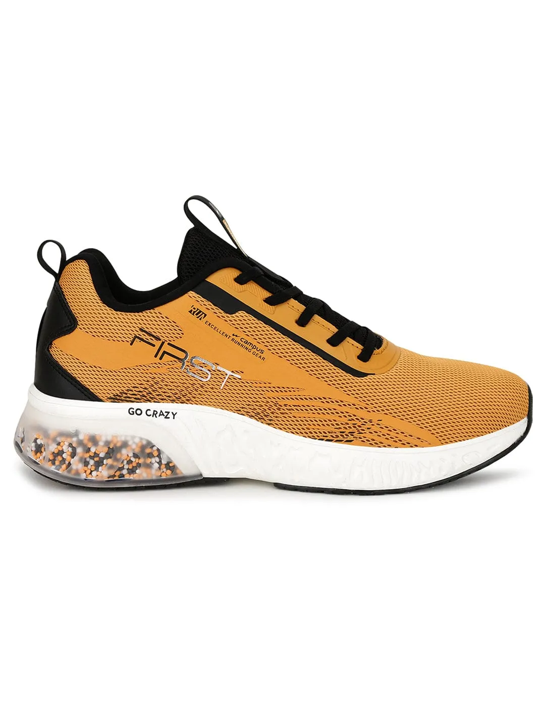 FIRST Yellow Men's Running Shoes sold by Campus Shoes