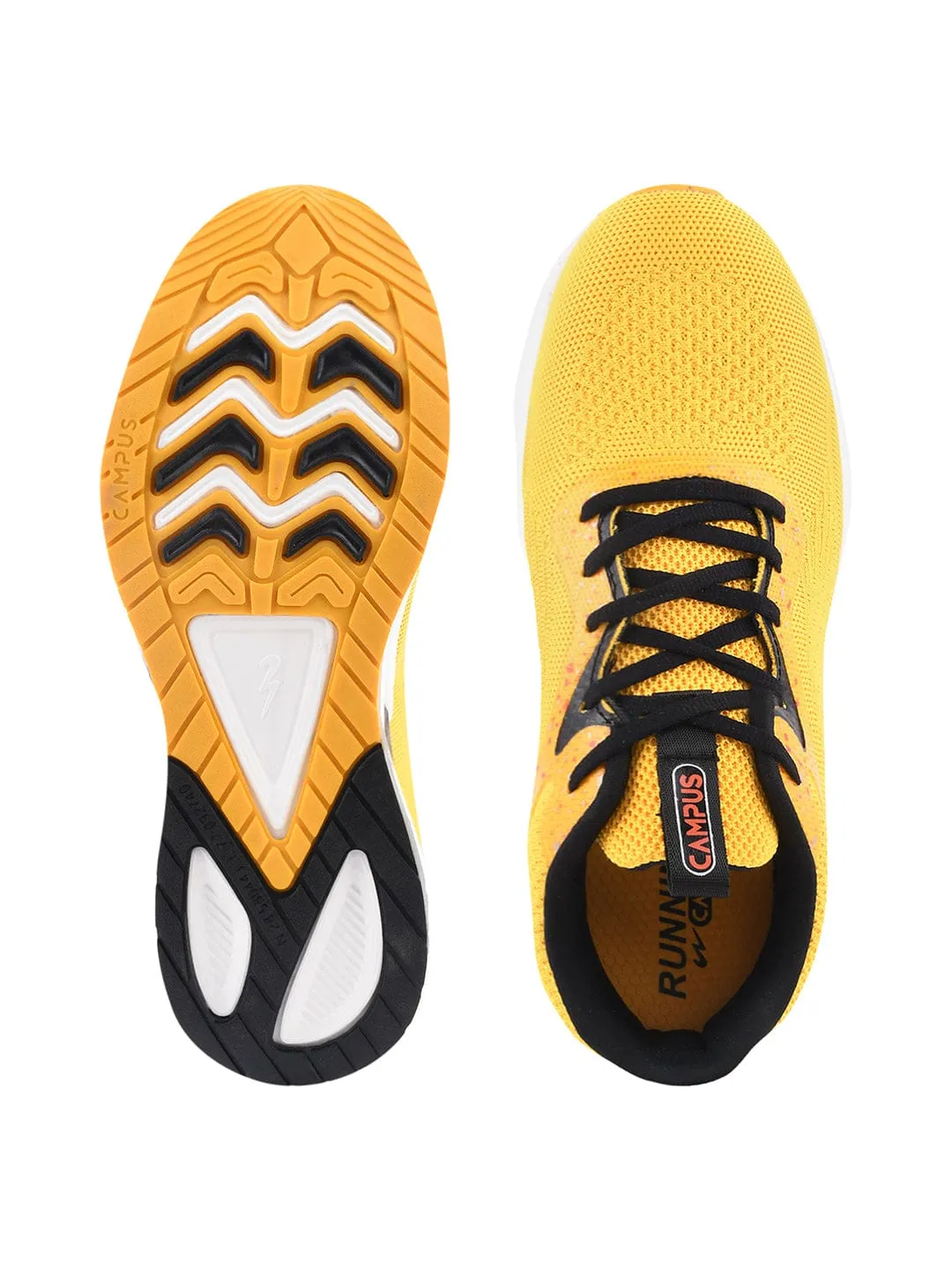 CAMP BONZAI Yellow Men's Running Shoes sold by Campus Shoes product image thumbnail 4