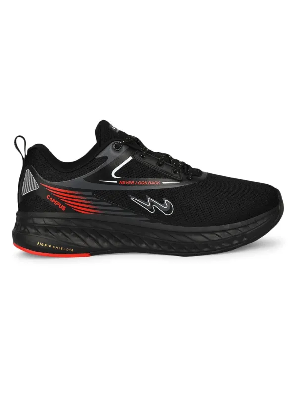 CAMP-DELIGHT Black Men's Running Shoes sold by Campus Shoes