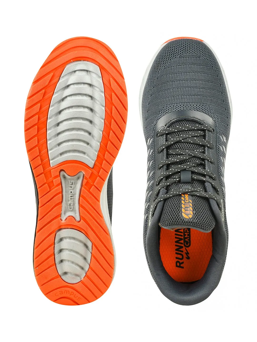 NIDO PRO Grey Men's Running Shoes sold by Campus Shoes product image thumbnail 4