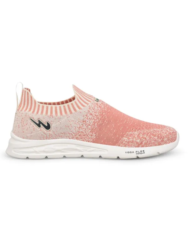 CAMP-SPINDA White Women's Slip-ons sold by Campus Shoes