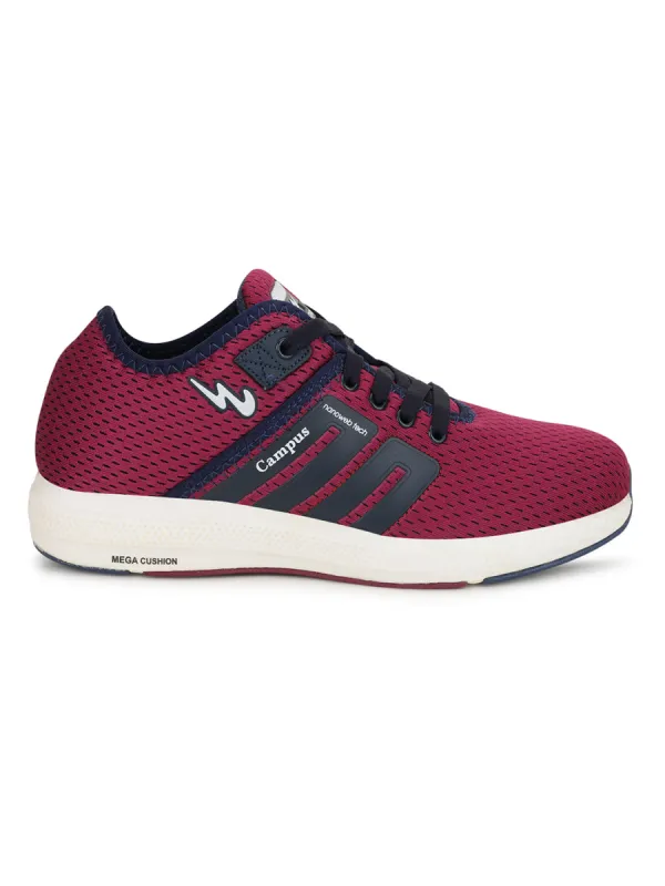 BATTLE Maroon Men's Running Shoes sold by Campus Shoes