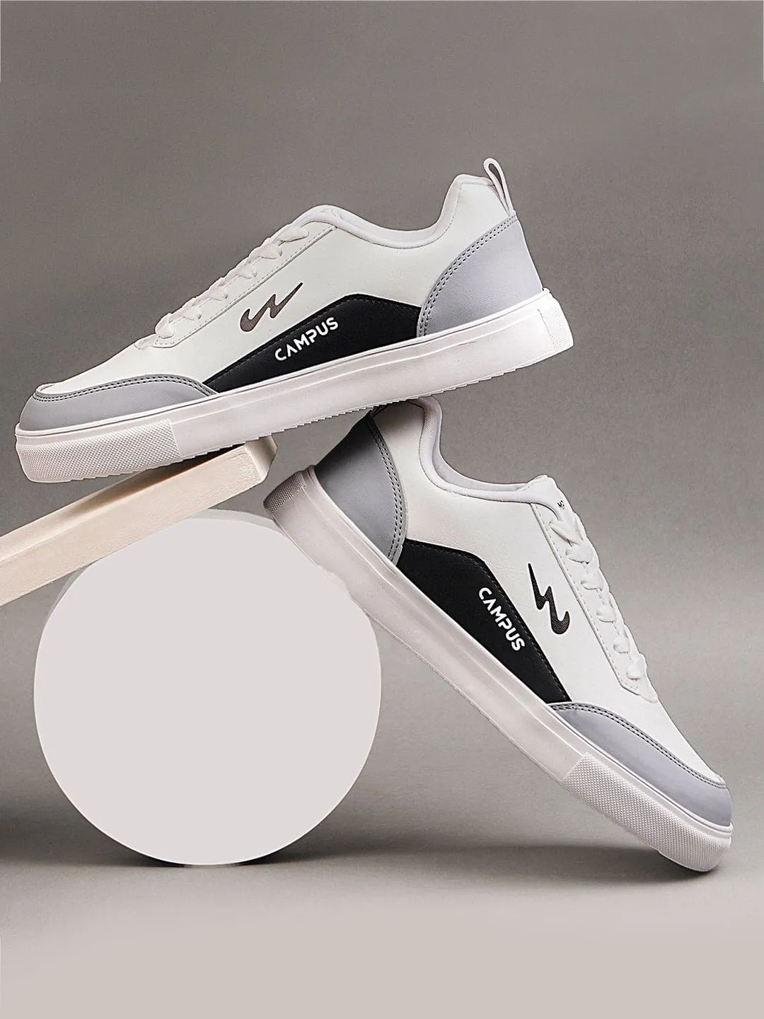 OG-03 White Men's Sneakers sold by Campus Shoes product image thumbnail 5