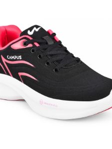 CAMP-CANDID Black Women Running Shoes sold by Campus Shoes