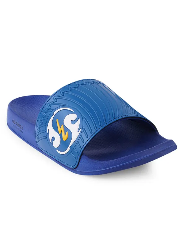 SL-430 Blue Men's Slides sold by Campus Shoes
