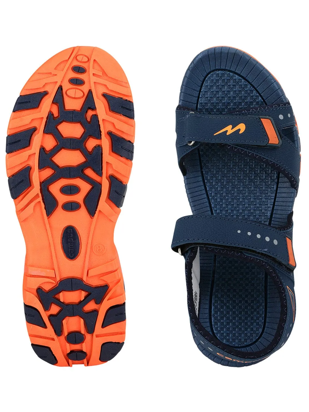 JOY (N) Blue Men's Sandals sold by Campus Shoes product image thumbnail 4
