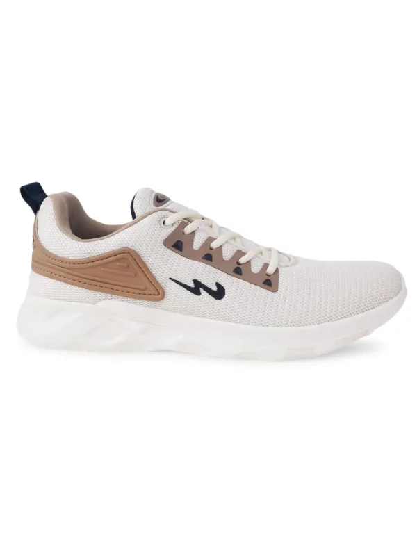 CLUSTER PRO Off White Men's Running Shoes sold by Campus Shoes