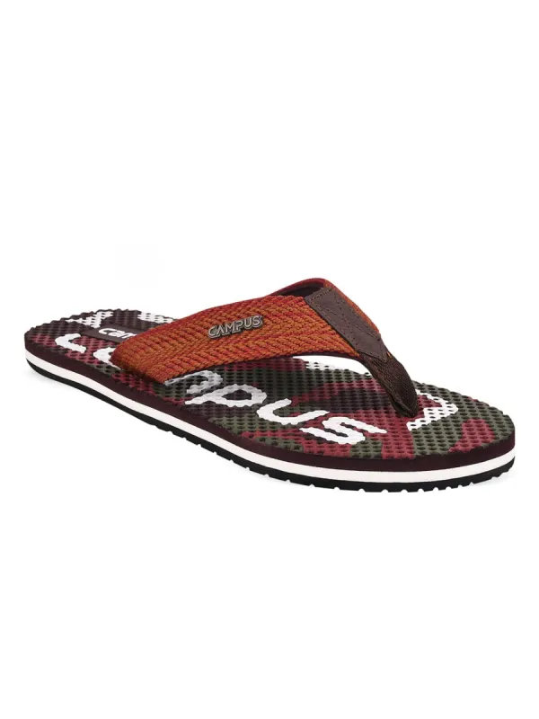 GC-1003C Brown Men's Flip Flop sold by Campus Shoes