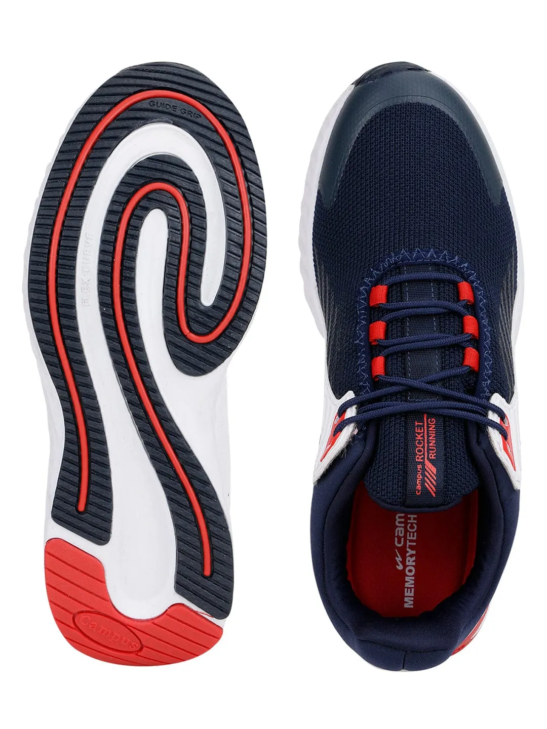 ROCKET PRO Blue Men's Sports Shoes sold by Campus Shoes product image thumbnail 4