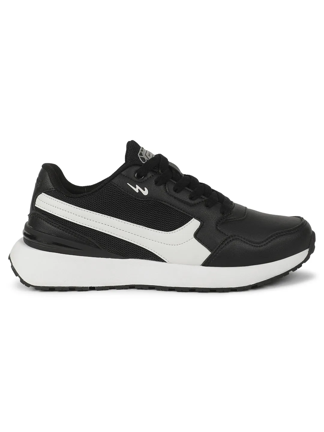 STOM Black Men's Sneakers sold by Campus Shoes