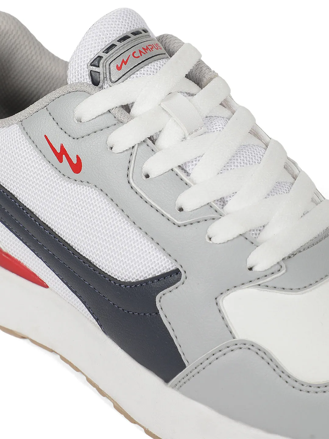 STOM White Men's Sneakers sold by Campus Shoes product image thumbnail 4