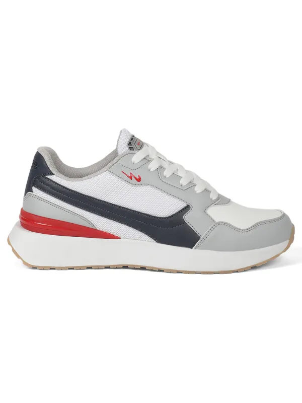 STOM White Men's Sneakers sold by Campus Shoes