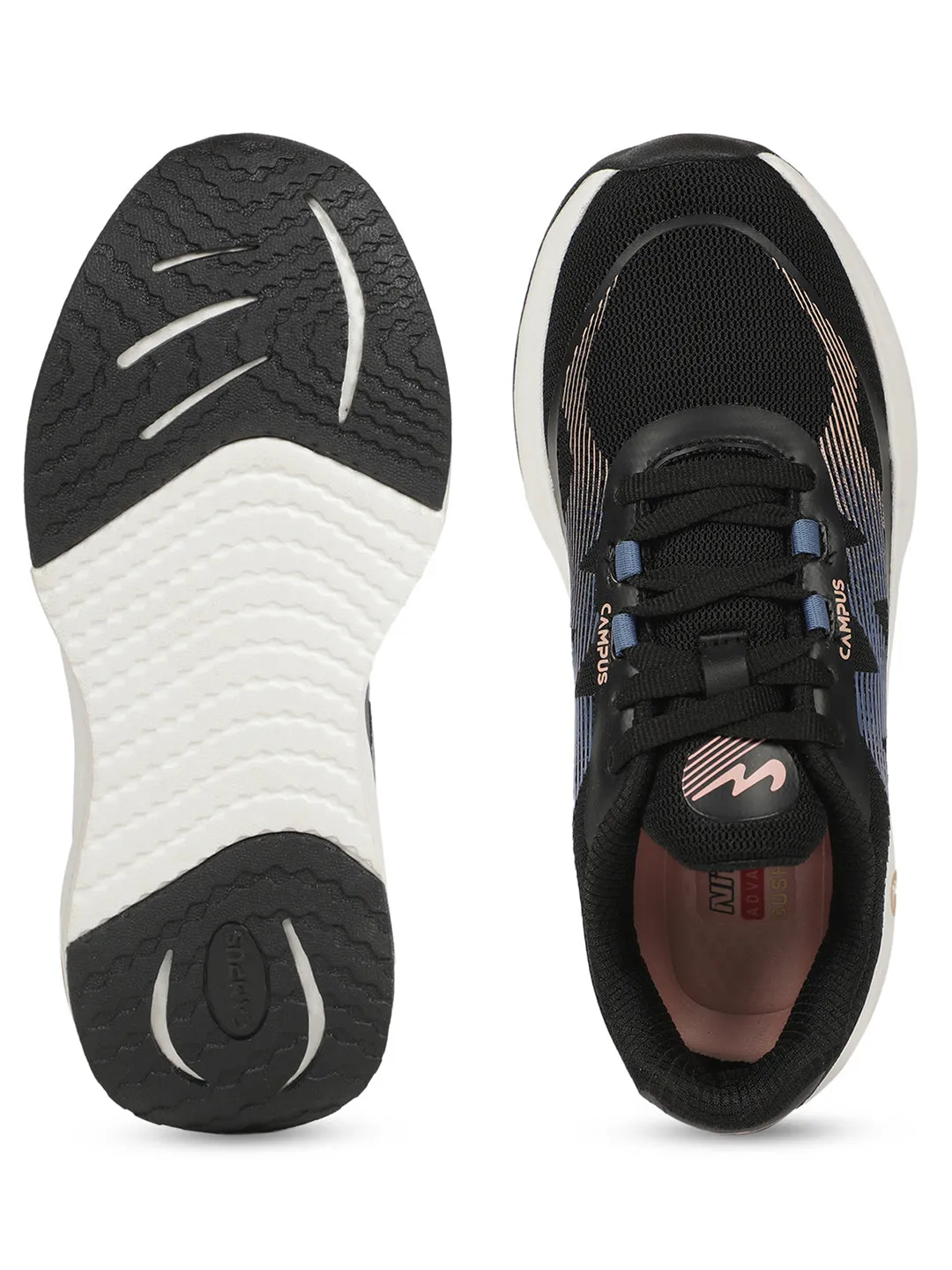 CIARA Black Women's Running Shoes sold by Campus Shoes product image thumbnail 4