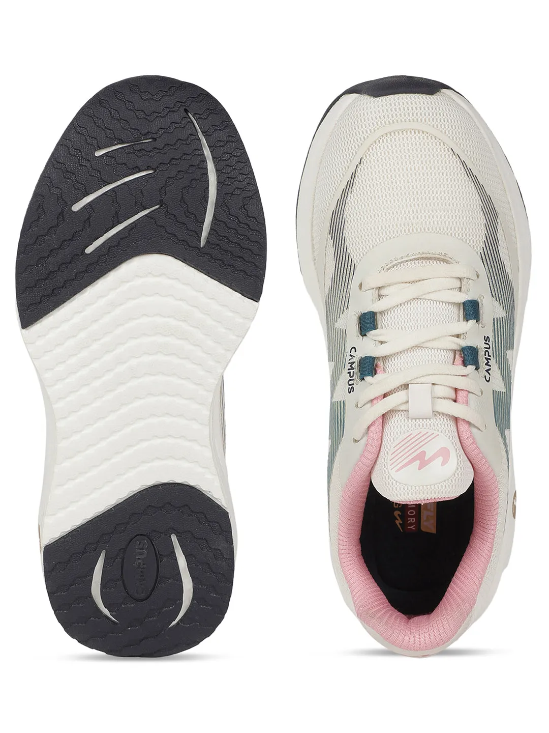 CIARA Off White Women's Running Shoes sold by Campus Shoes product image thumbnail 3