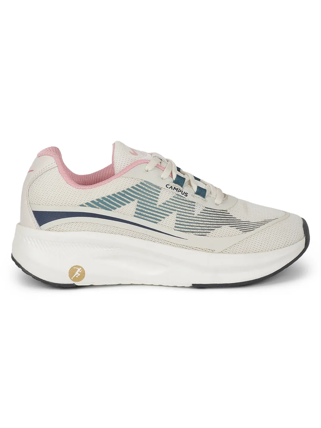 CIARA Off White Women's Running Shoes sold by Campus Shoes