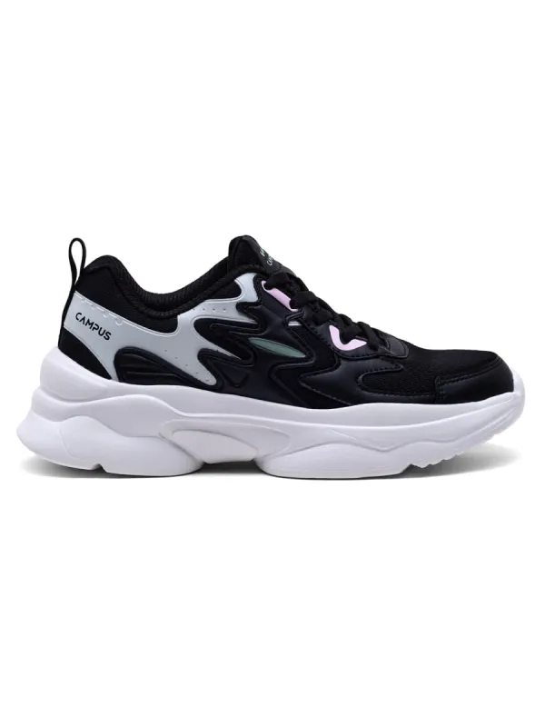 TWIRL Black Women's Sneakers sold by Campus Shoes