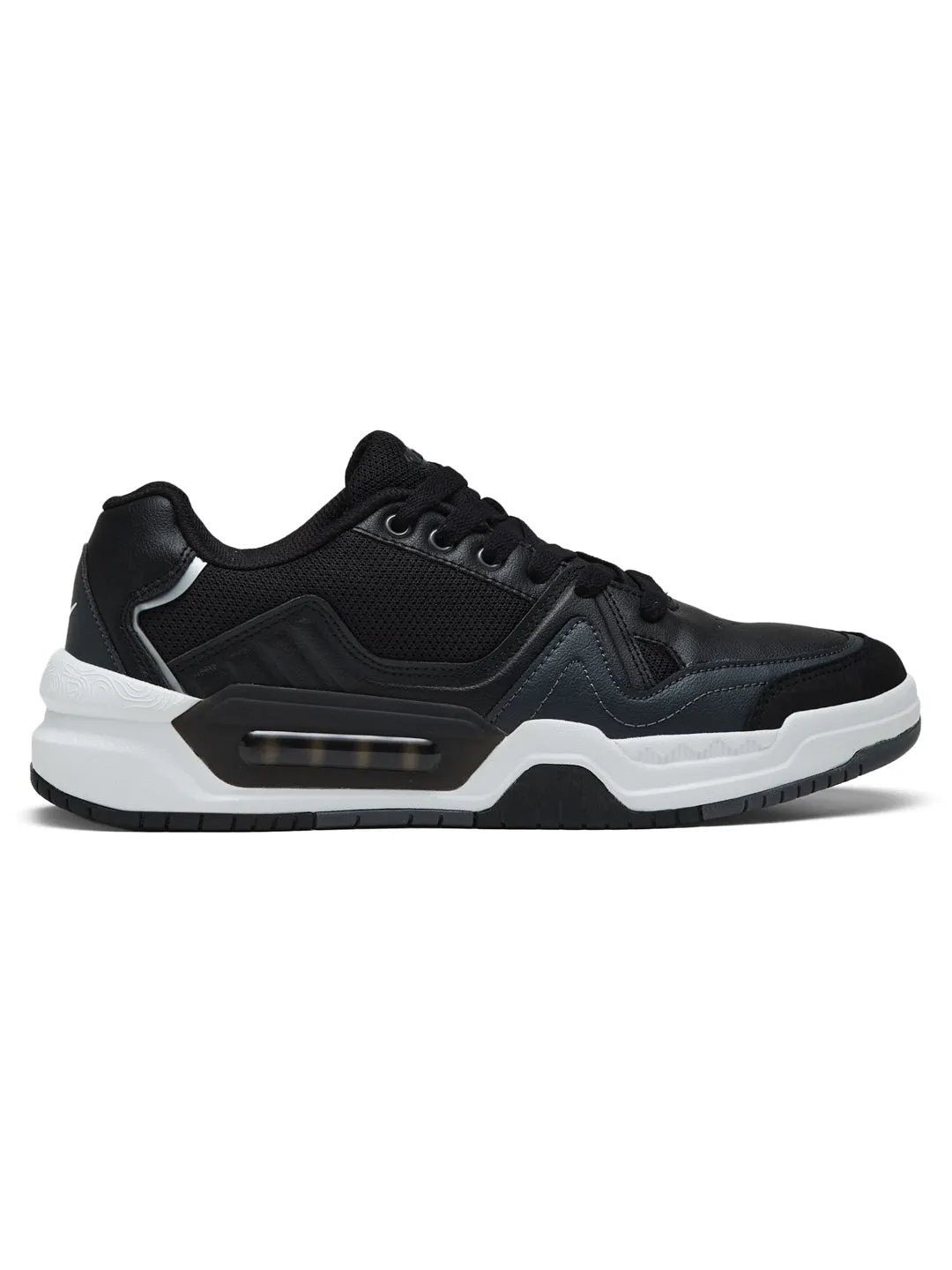 OG-30 Black Men's Sneakers sold by Campus Shoes