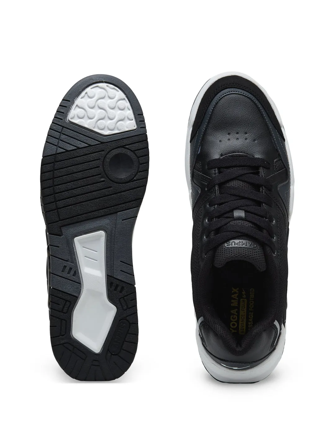 OG-30 Black Men's Sneakers sold by Campus Shoes product image thumbnail 4