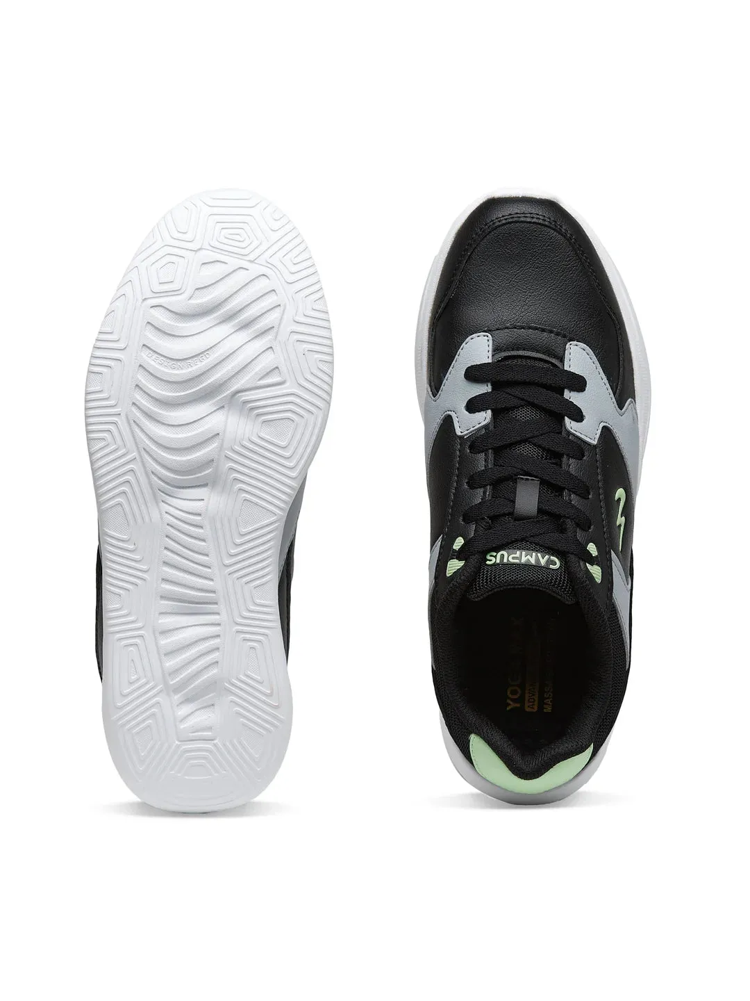 OG-35 Black Men's Sneakers sold by Campus Shoes product image thumbnail 4