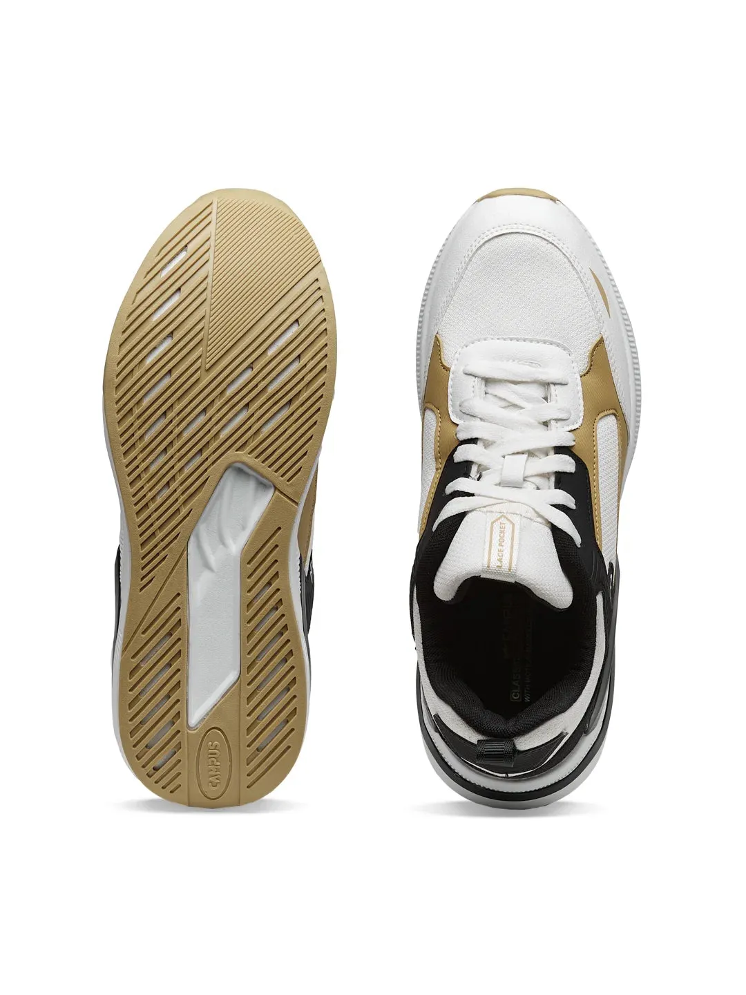 COVE White Men's Sneakers sold by Campus Shoes product image thumbnail 4
