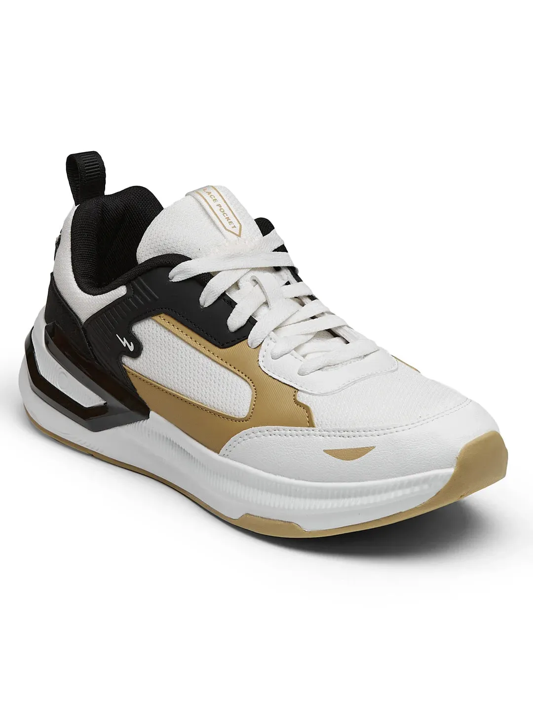 COVE White Men's Sneakers sold by Campus Shoes product image thumbnail 2