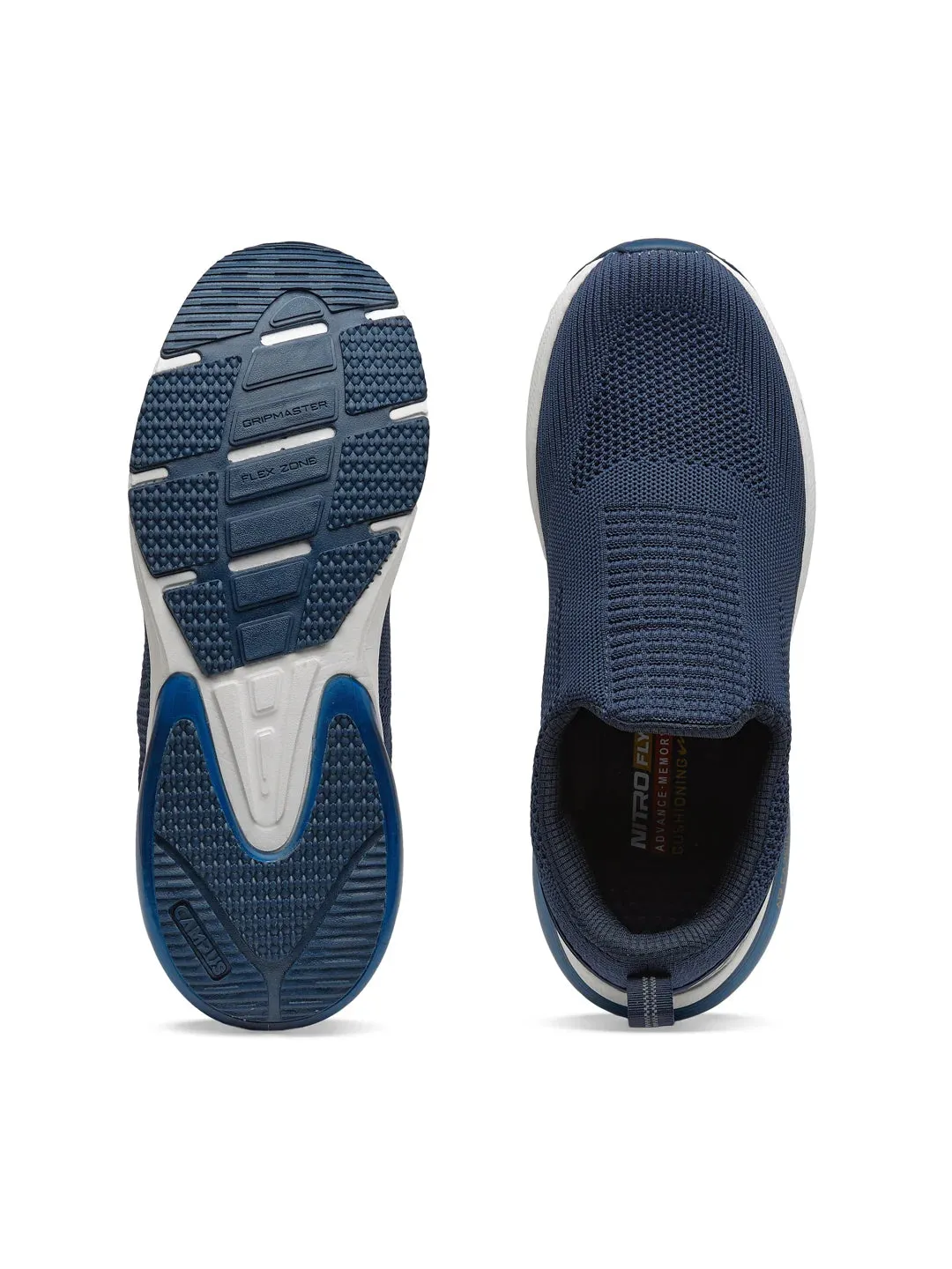 PORIUM Blue Men's Walking Shoes sold by Campus Shoes product image thumbnail 4