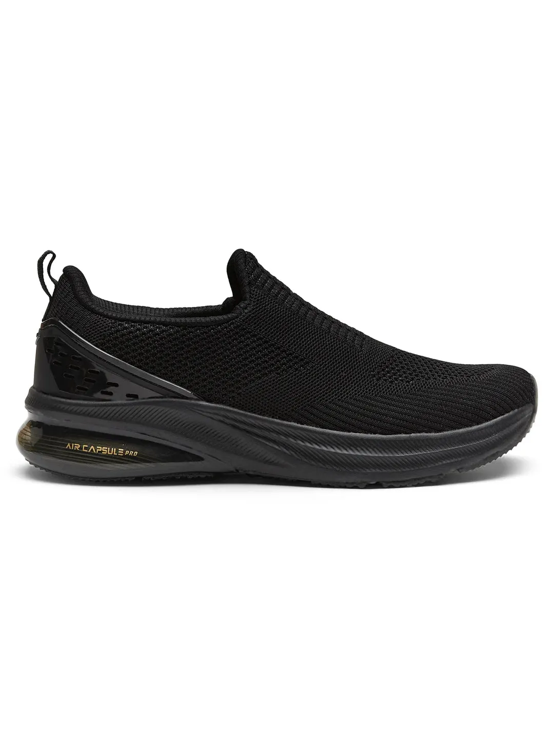 PORIUM Black Men's Walking Shoes sold by Campus Shoes