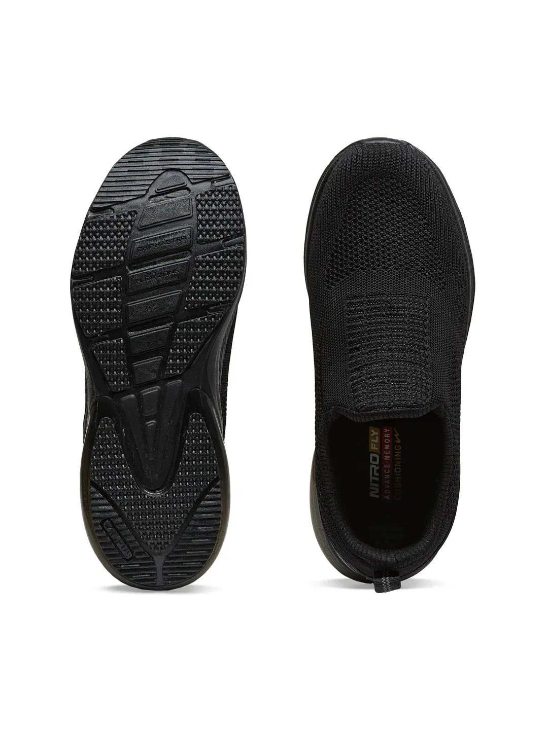 PORIUM Black Men's Walking Shoes sold by Campus Shoes product image thumbnail 4