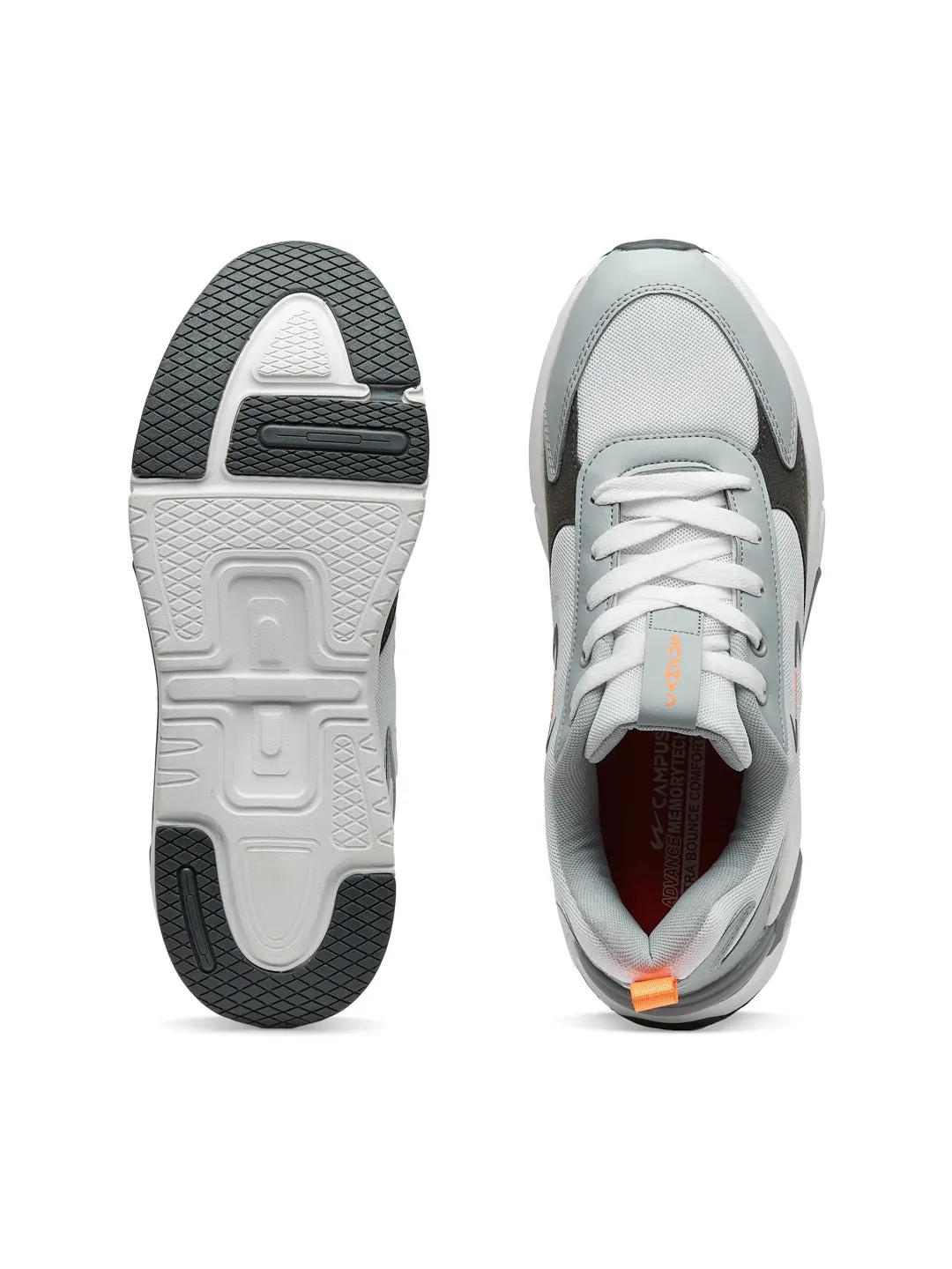 LEVEL White Men's Sneakers sold by Campus Shoes product image thumbnail 4