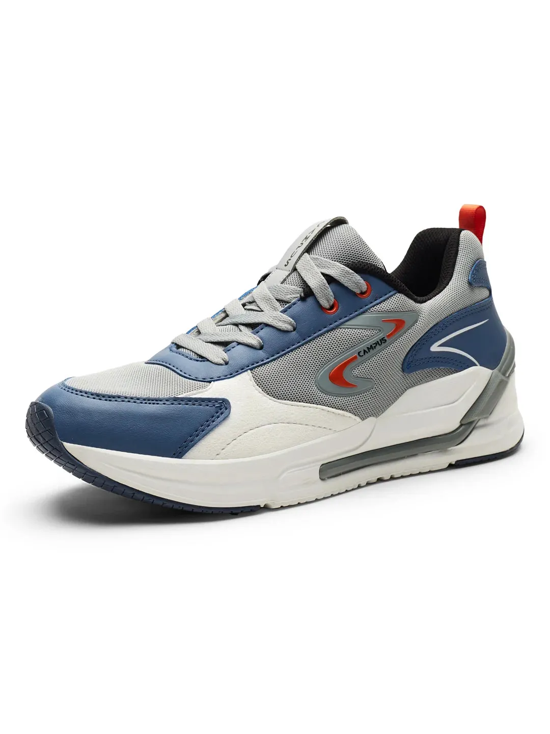 LEVEL Grey Men's Sneakers sold by Campus Shoes product image thumbnail 5