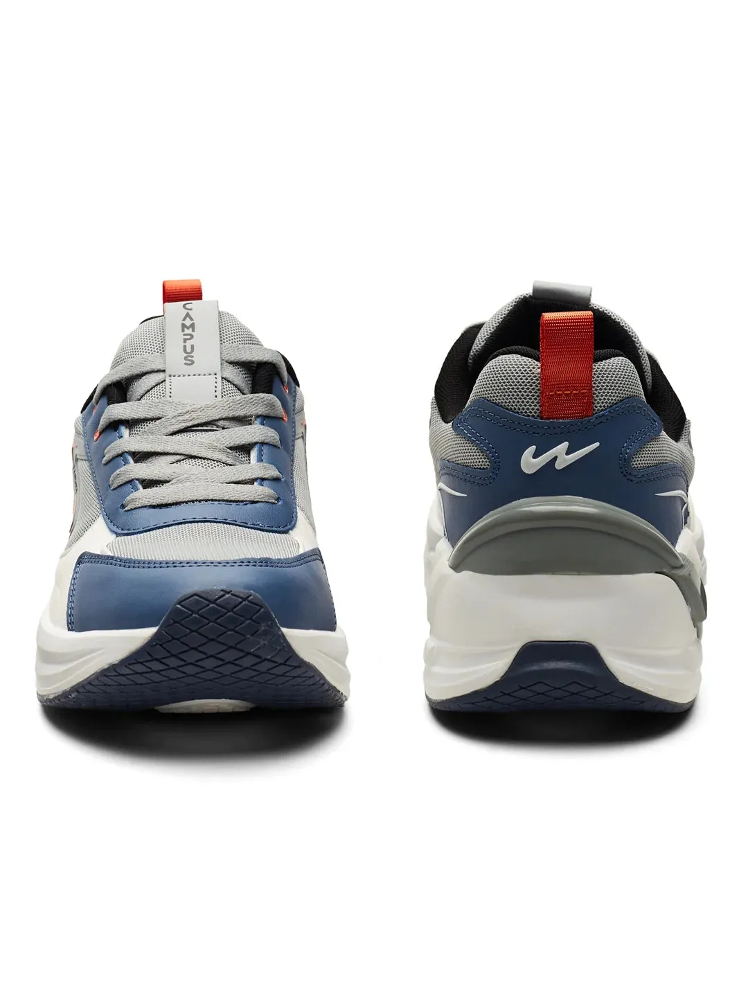 LEVEL Grey Men's Sneakers sold by Campus Shoes product image thumbnail 3