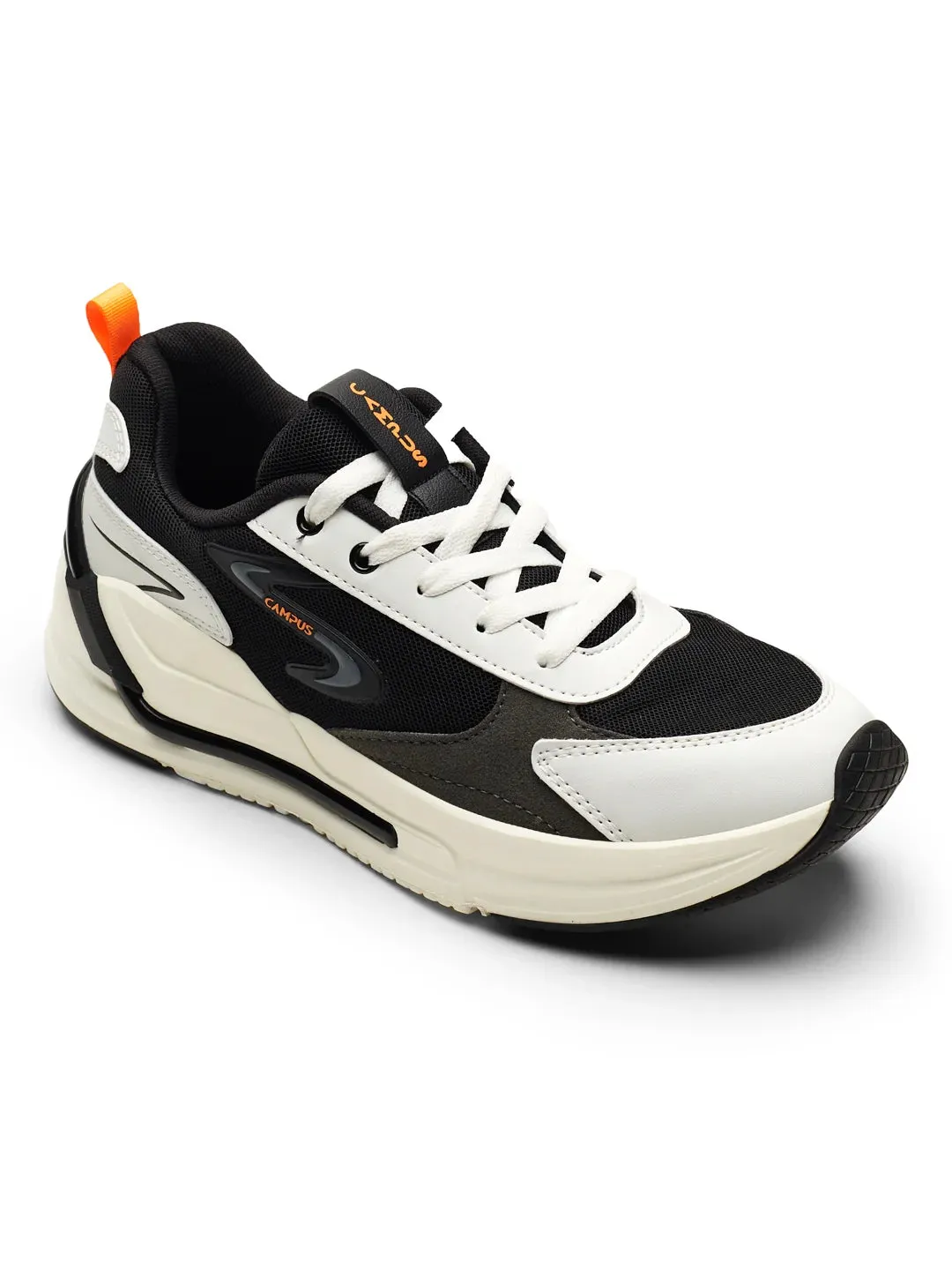 LEVEL Black Men's Sneakers sold by Campus Shoes product image thumbnail 2