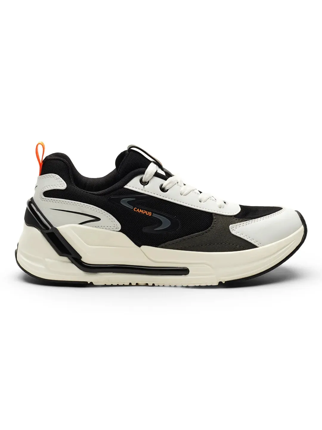 LEVEL Black Men's Sneakers sold by Campus Shoes