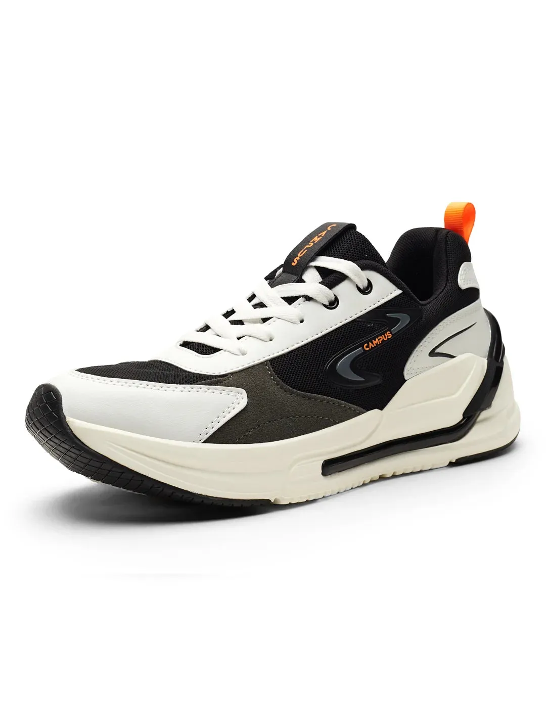LEVEL Black Men's Sneakers sold by Campus Shoes product image thumbnail 5