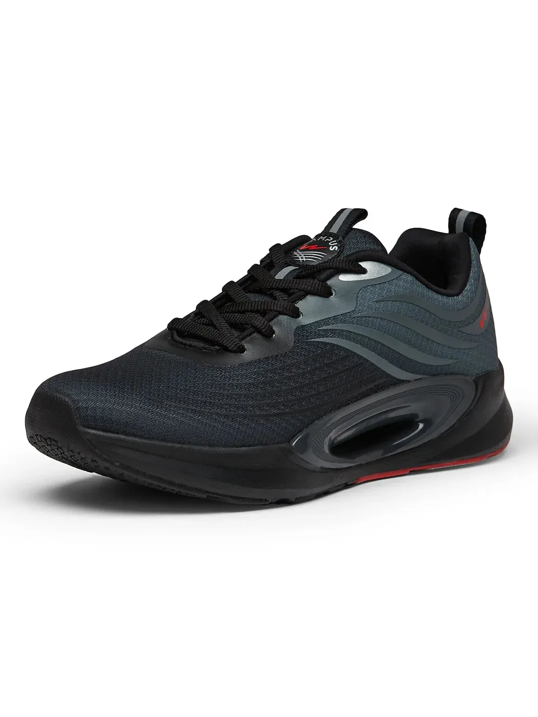 FUNK Black Men's Running Shoes sold by Campus Shoes product image thumbnail 5
