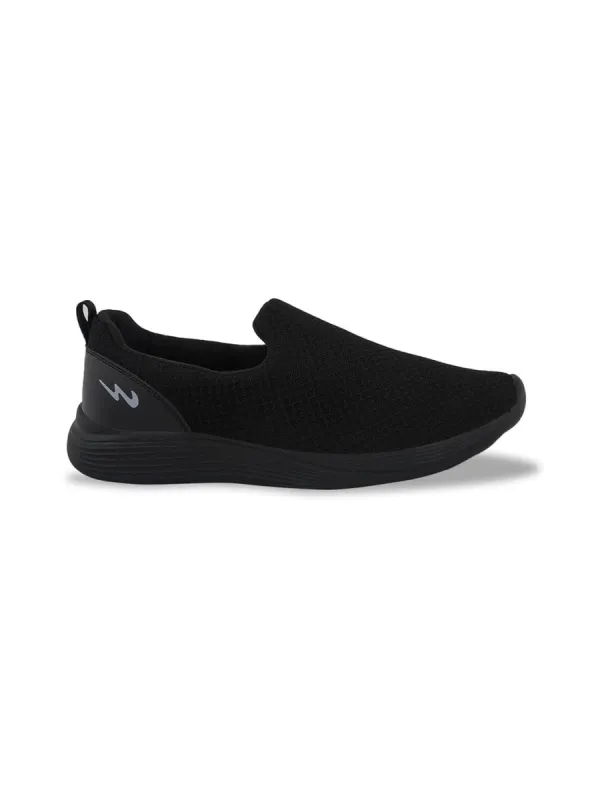 SHUTTLE Black Men's Walking Shoes sold by Campus Shoes