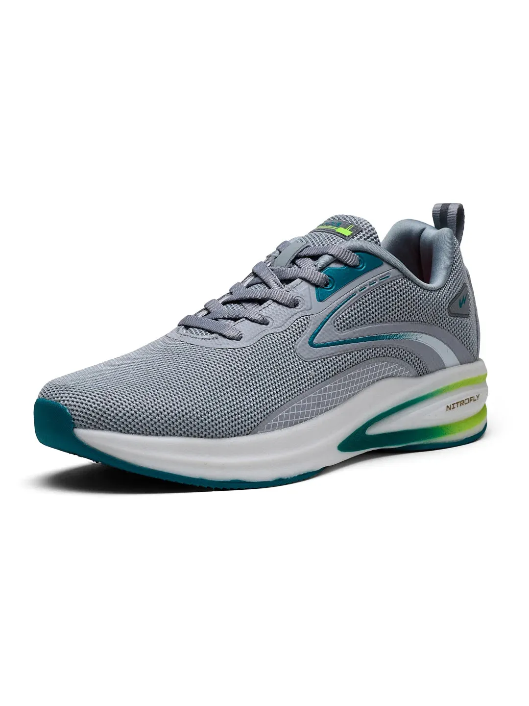 REBEL Grey Men's Running Shoes sold by Campus Shoes product image thumbnail 5