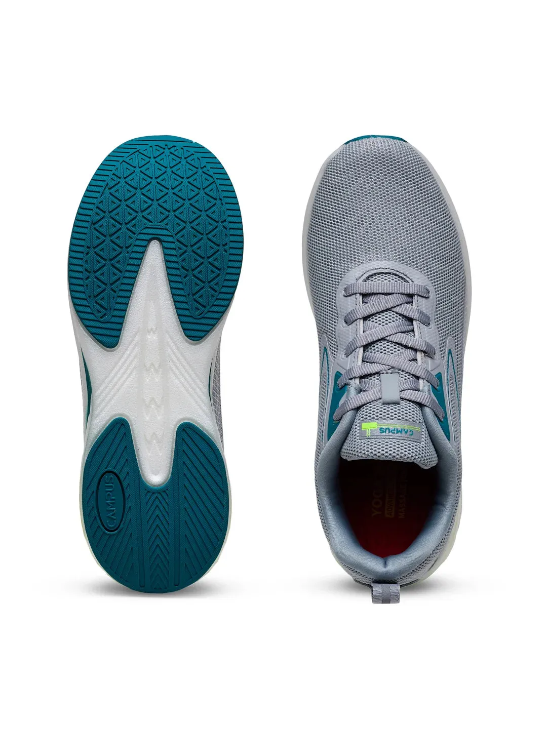 REBEL Grey Men's Running Shoes sold by Campus Shoes product image thumbnail 3