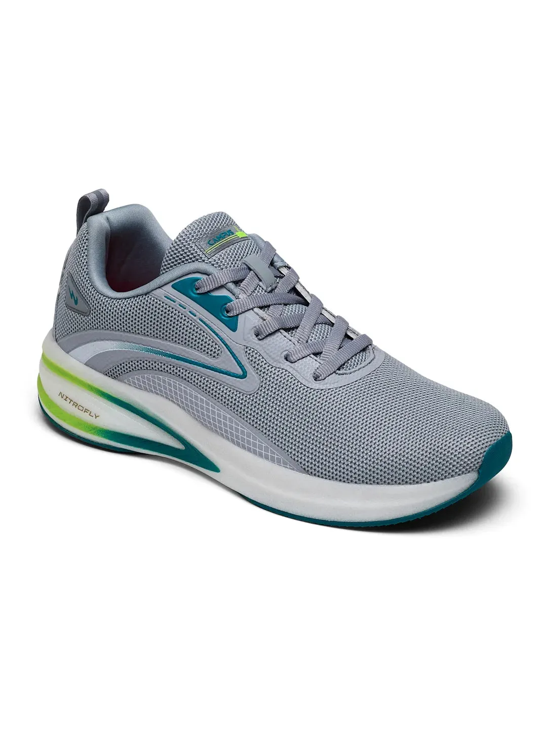 REBEL Grey Men's Running Shoes sold by Campus Shoes product image thumbnail 2