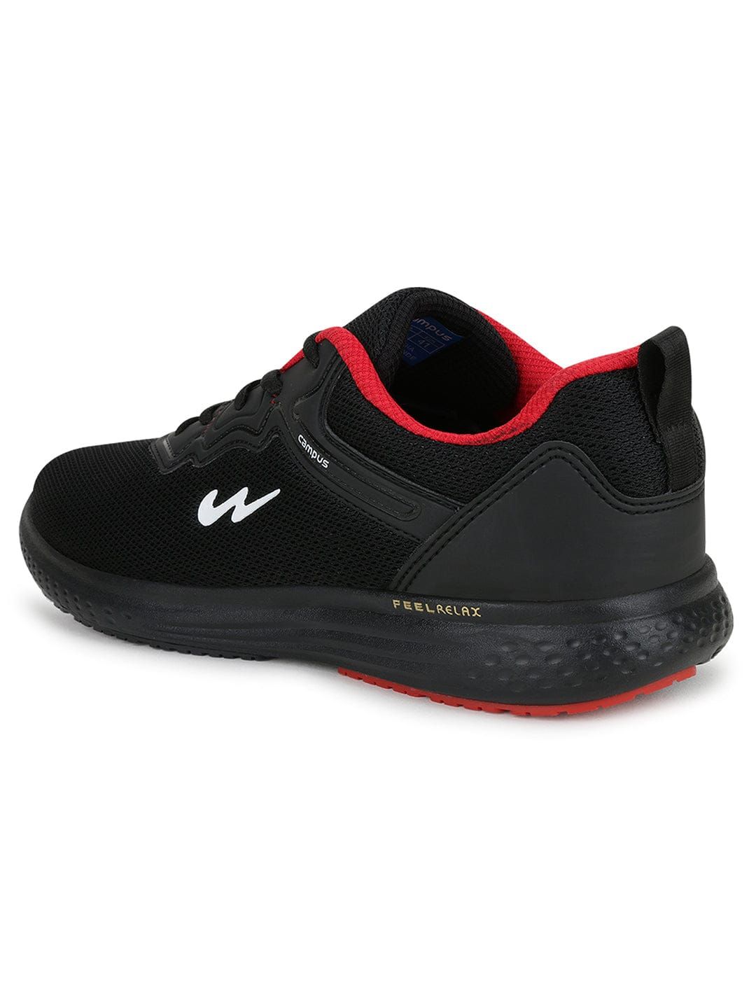 STEVEN Black Men's Running Shoes sold by Campus Shoes product image thumbnail 3