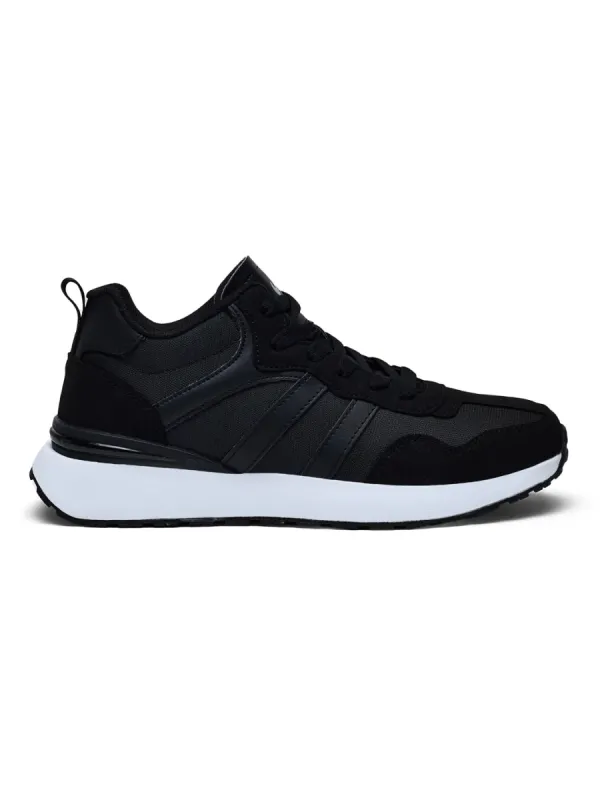 HINGE Black Men's Sneakers sold by Campus Shoes
