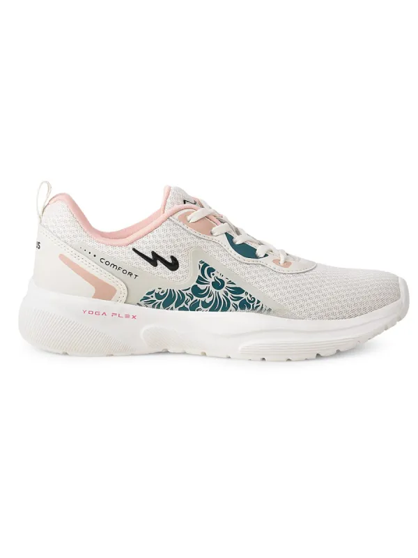 RAYA Off White Women's Running Shoes sold by Campus Shoes