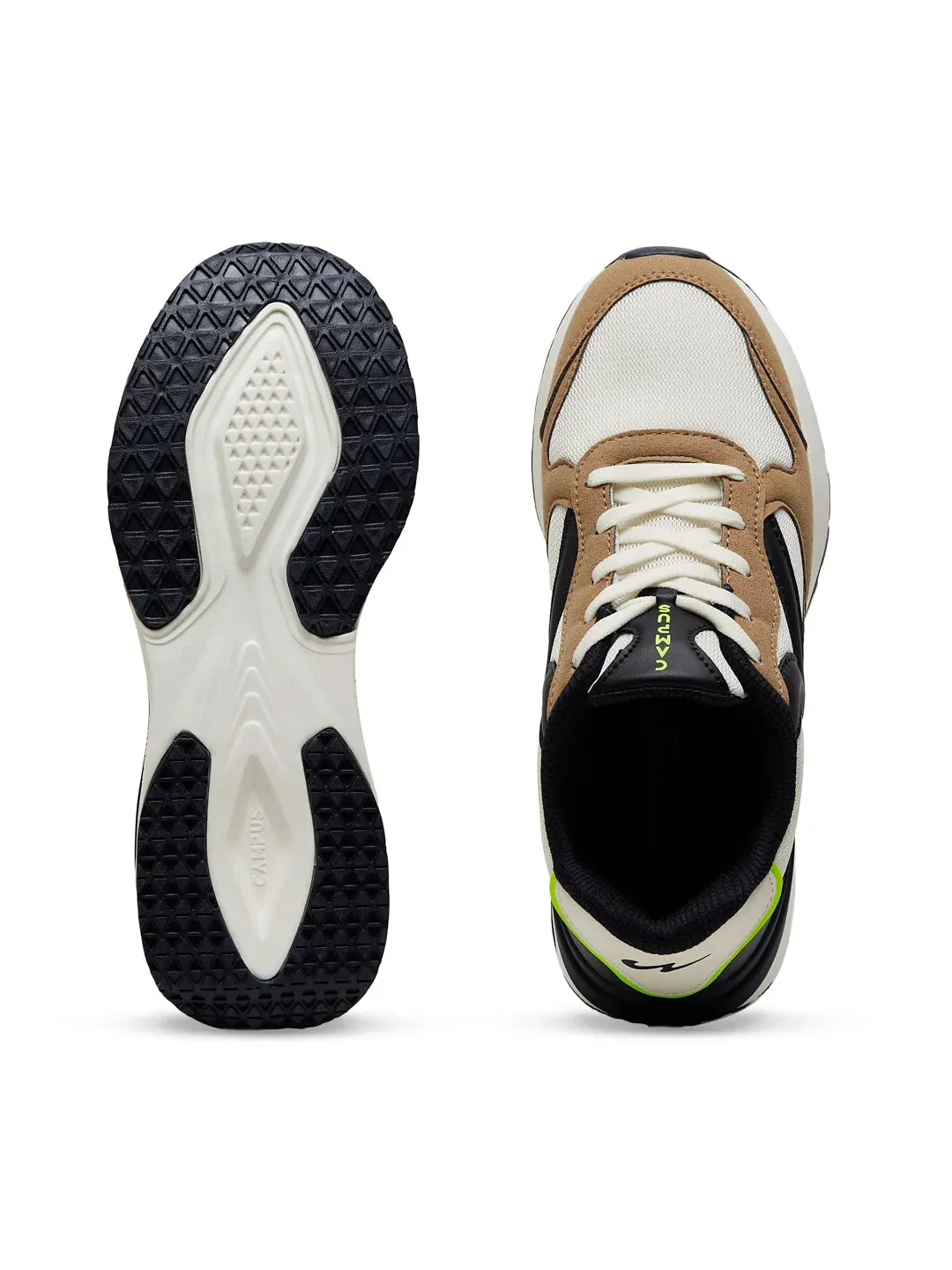 DERBI Beige Women's Sneakers sold by Campus Shoes product image thumbnail 4