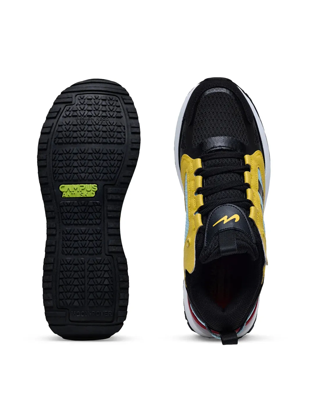 MARK Black Men's Sneakers sold by Campus Shoes product image thumbnail 4