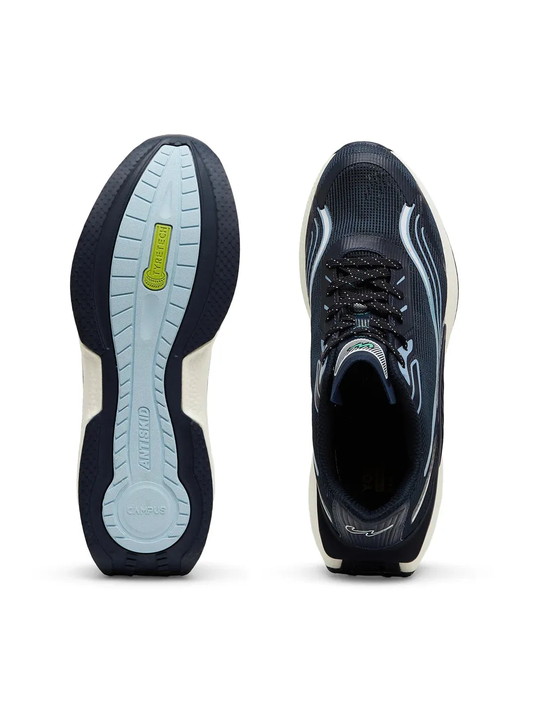 CREED Navy Men's Running Shoes sold by Campus Shoes product image thumbnail 4