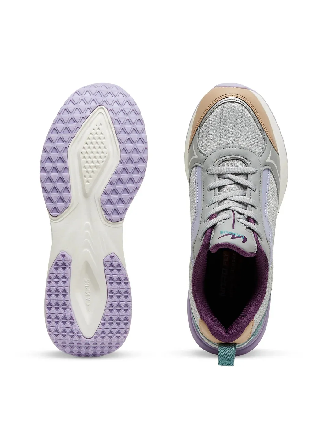 RASSLE Grey Women's Sneakers sold by Campus Shoes product image thumbnail 4