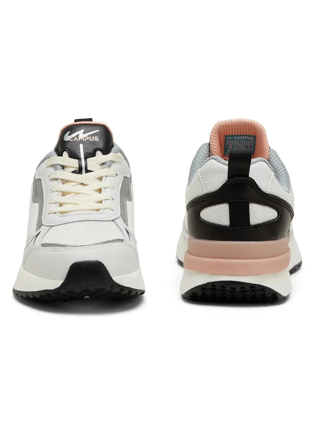RASSLE White Women's Sneakers sold by Campus Shoes product image thumbnail 3