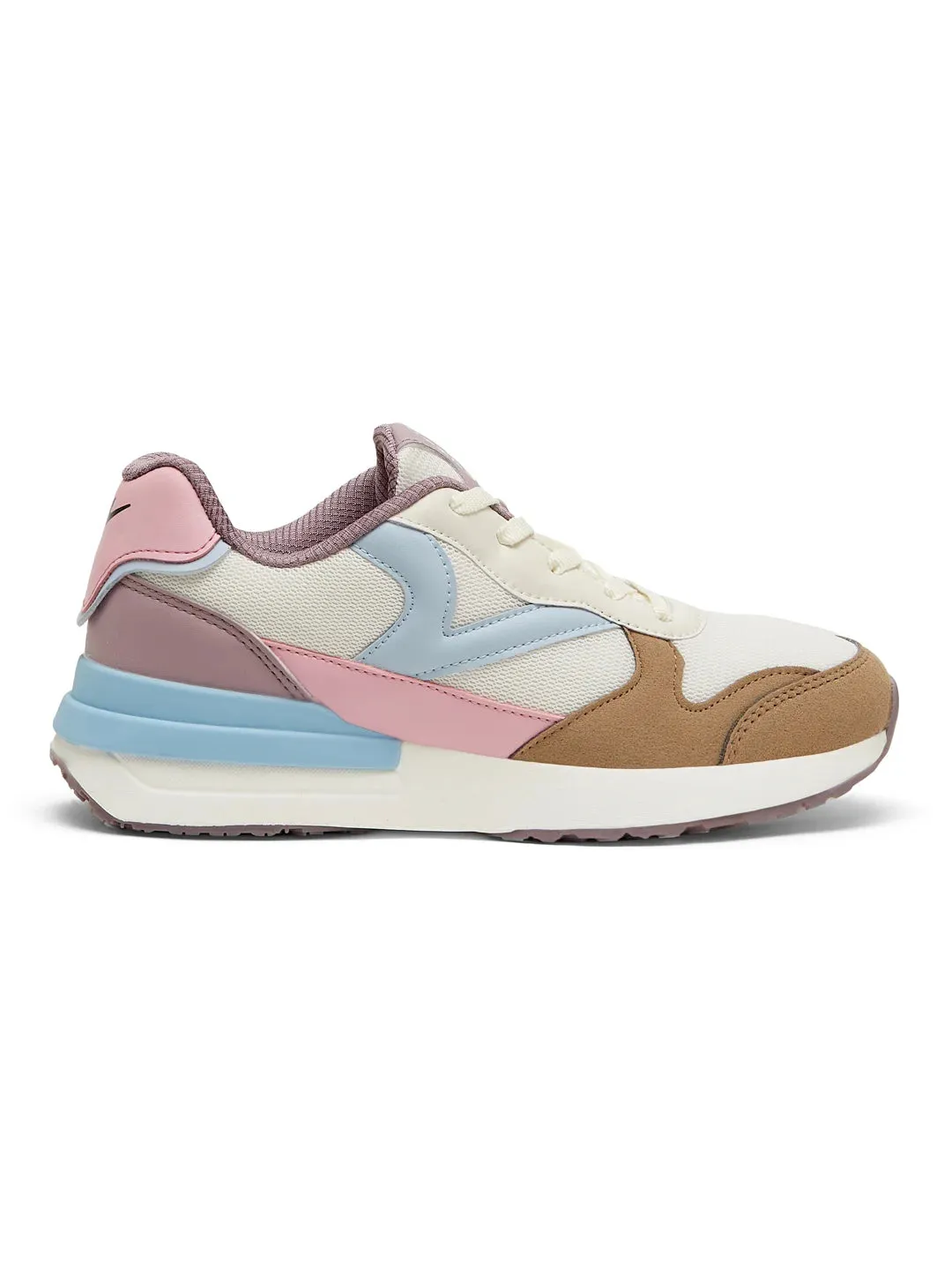 DERBI Off White Women's Sneakers sold by Campus Shoes